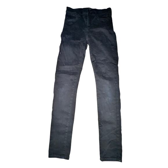 Agolde Sophie Skinny Luxe Jeans Women's Size 27 Black High Rise Pockets - Picture 1 of 6